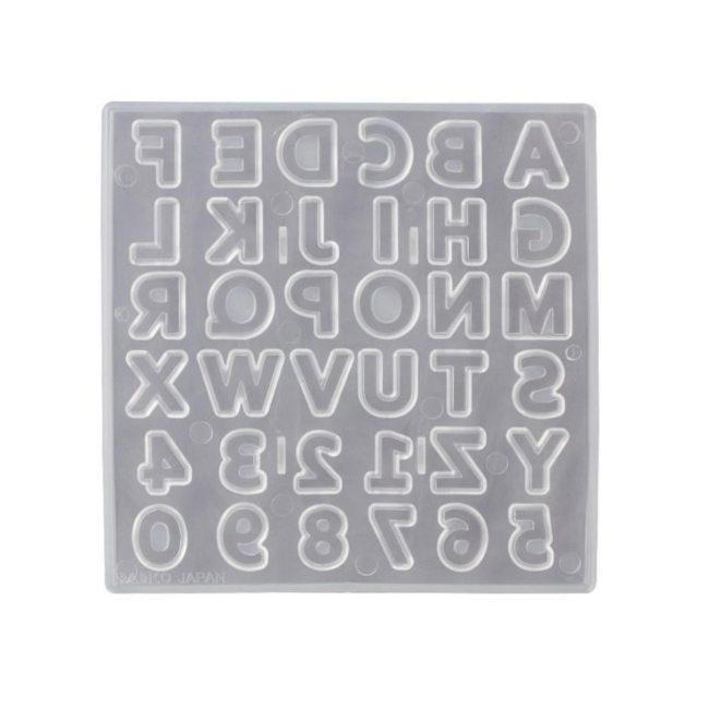  Moule « Alphabètes et chiffres »